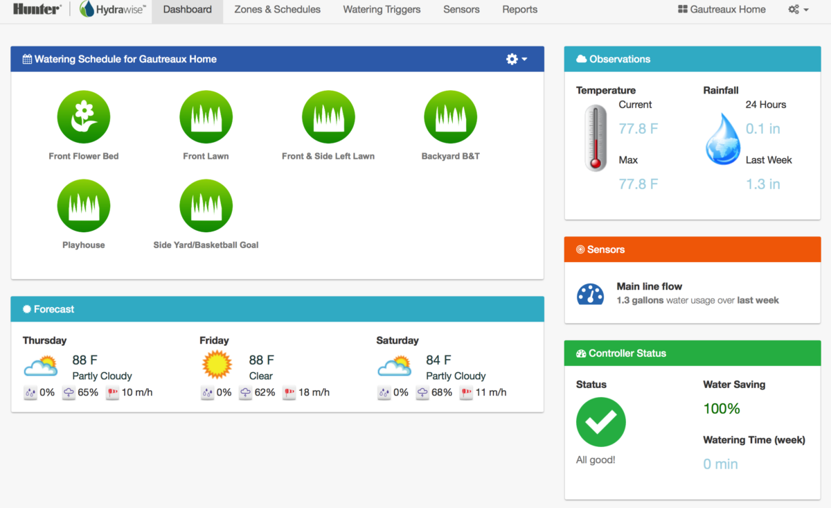 smart irrigation technology hunter wifi controller sprinkler repair dallas 